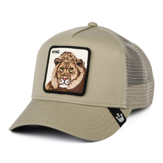 Goorin King Lion Trucker Cap - Khaki