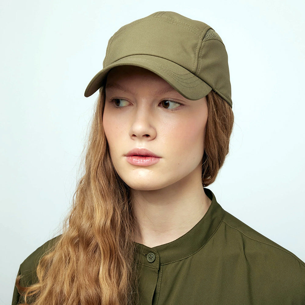 Tilley Airflo Recycled 5 Paneelen Cap - Olivgrün