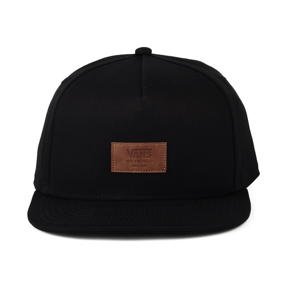 Vans Off The Wall Patch Snapback Cap - Schwarz