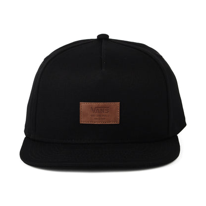 Vans Off The Wall Patch Snapback Cap - Schwarz