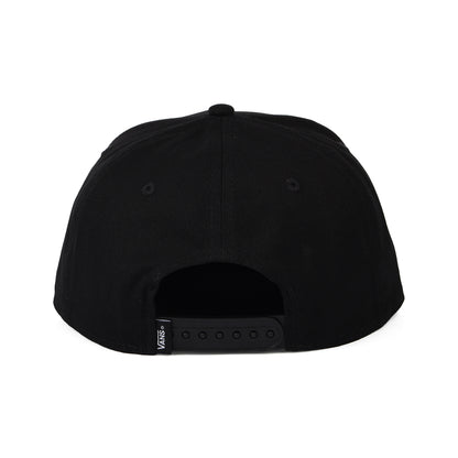 Vans Off The Wall Patch Snapback Cap - Schwarz