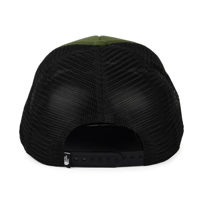 The North Face TNF Logo Deep Fit Trucker Cap - Olivgrün-Schwarz