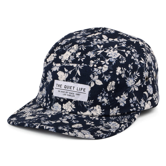 The Quiet Life Huntington 5 Paneelen Cap Floral - Marineblau
