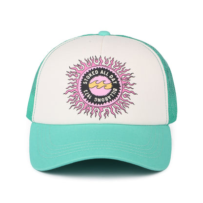 Billabong Aloha Forever Trucker Cap - Weiß-Aquamarinblau