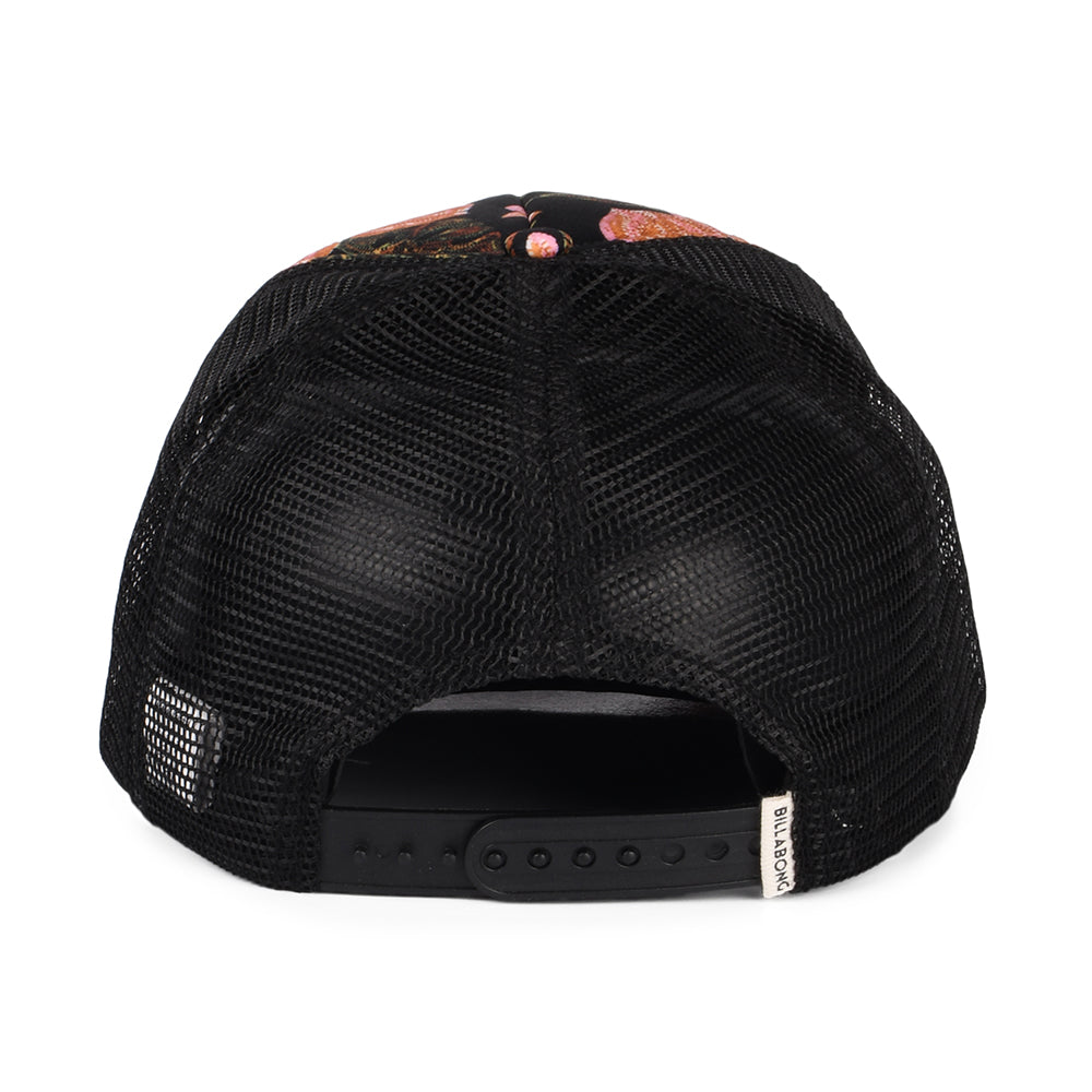 Billabong Heritage Mashup Trucker Cap Floral - Schwarz-Multi