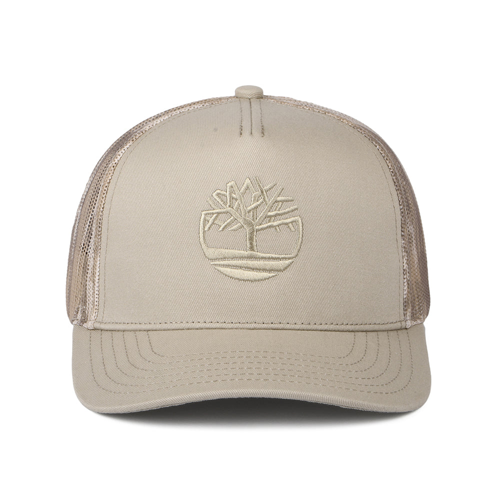 Timberland Printed Camouflage Mesh Trucker Cap - Beige
