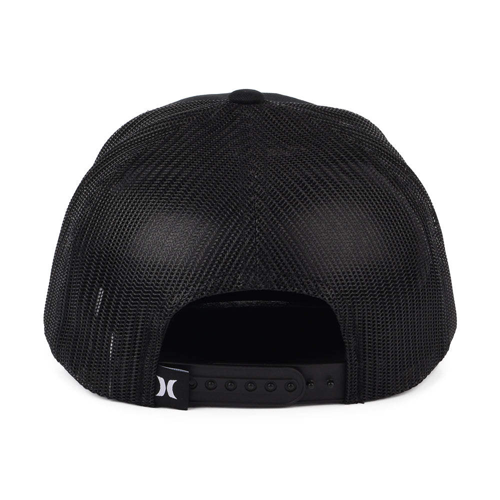 Hurley Corp Staple Trucker Cap - Schwarz auf Schwarz