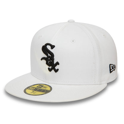 New Era 59FIFTY Chicago White Sox Baseball Cap - MLB League Essential II - Weiß-Schwarz