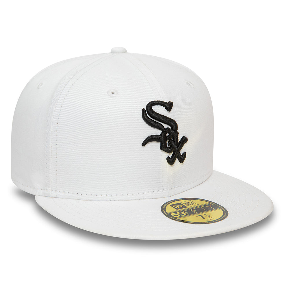 New Era 59FIFTY Chicago White Sox Baseball Cap - MLB League Essential II - Weiß-Schwarz