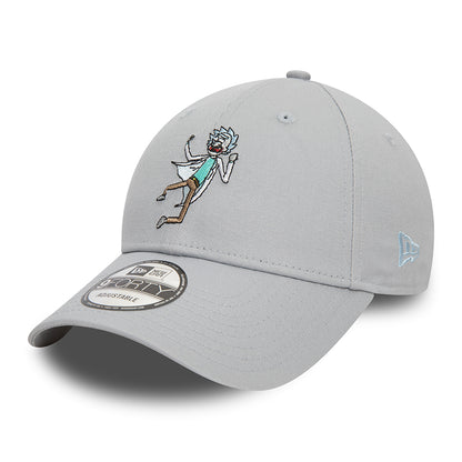 New Era 9FORTY Rick Sanchez Baseball Cap - Rick And Morty Character - Hellgrau