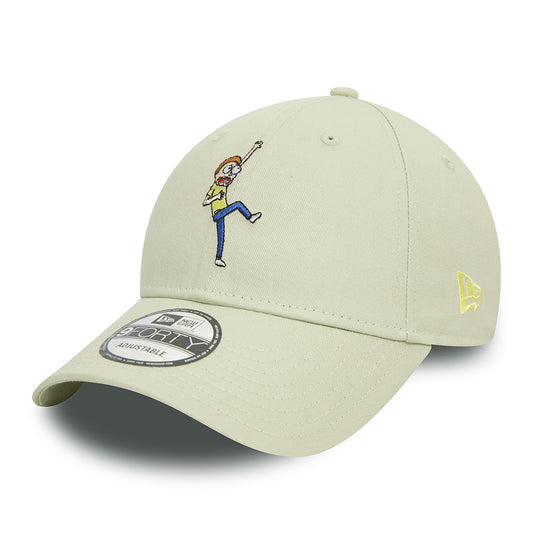 New Era 9FORTY Morty Smith Baseball Cap - Rick And Morty Character - Steingrau