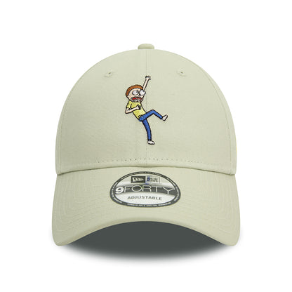 New Era 9FORTY Morty Smith Baseball Cap - Rick And Morty Character - Steingrau