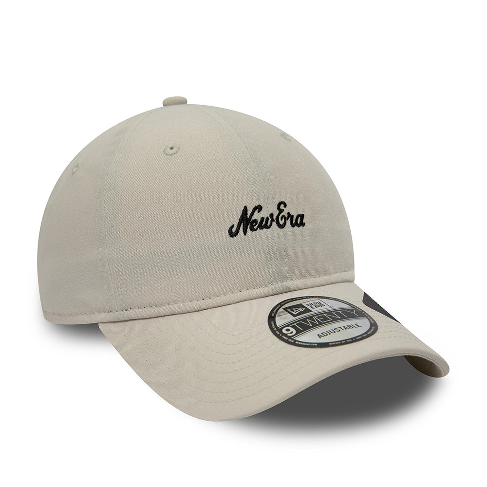 New Era 9TWENTY Repreve Baseball Cap - NE Heritage Script - Steingrau