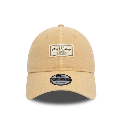 New Era 9TWENTY Baseball Cap aus Baumwolle - NE Canvas - Hellbeige