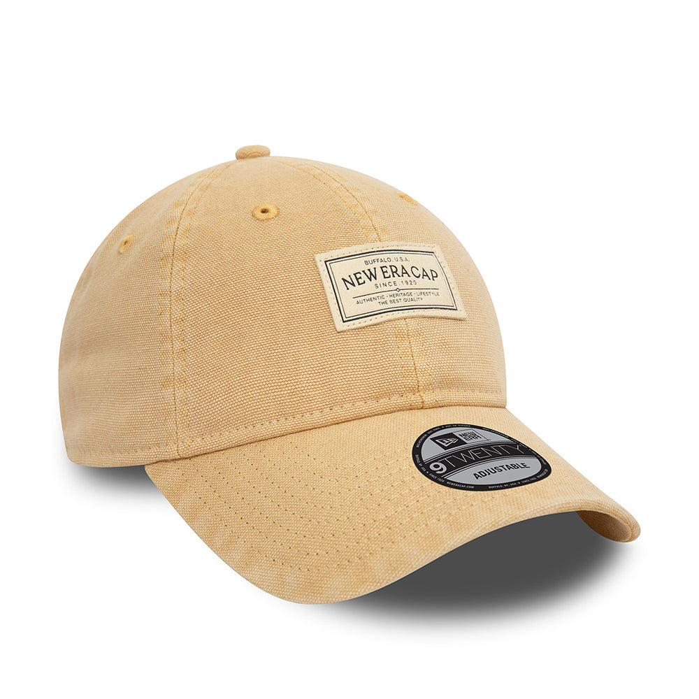 New Era 9TWENTY Baseball Cap aus Baumwolle - NE Canvas - Hellbeige
