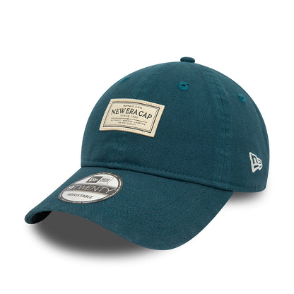 New Era 9TWENTY Baseball Cap aus Baumwolle - NE Canvas - Dunkles Petrol