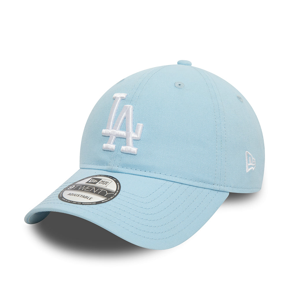 New Era 9TWENTY L.A. Dodgers Baseball Cap - MLB League Essential II - Eisblau-Weiß