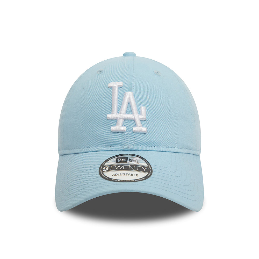 New Era 9TWENTY L.A. Dodgers Baseball Cap - MLB League Essential II - Eisblau-Weiß