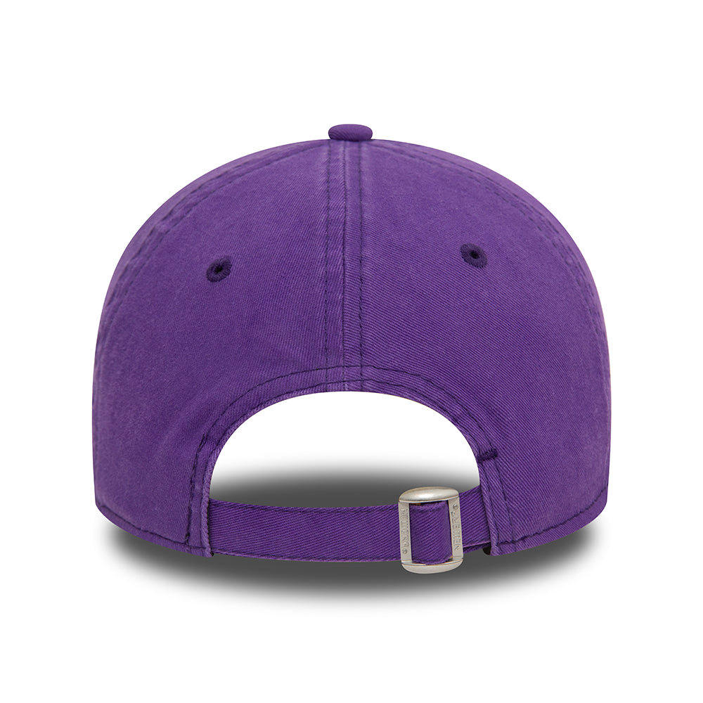 New Era 9TWENTY L.A. Lakers Baseball Cap - NBA Contrast Underbrim - Verwaschenes Lila-Gelb