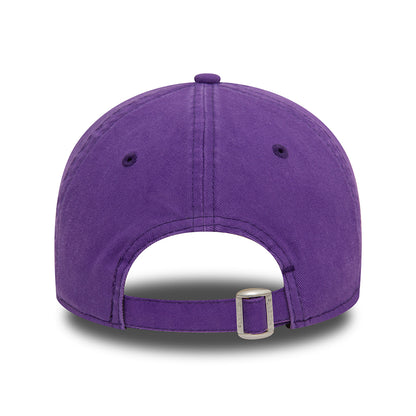 New Era 9TWENTY L.A. Lakers Baseball Cap - NBA Contrast Underbrim - Verwaschenes Lila-Gelb