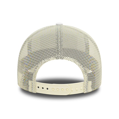 New Era A-Frame Saint-Tropez Trucker Cap - NE Summer - Weiß-Cremeweiß