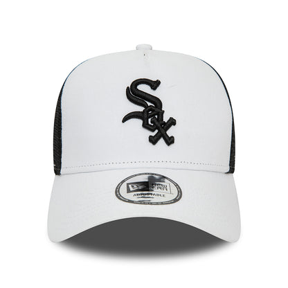 New Era A-Frame Chicago White Sox Trucker Cap - MLB League Essential II - Weiß-Schwarz