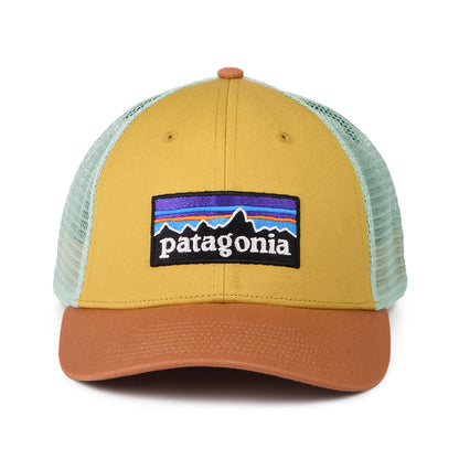 Patagonia P-6 Logo LoPro Trucker Cap aus organischer Baumwolle - Senfgelb-Ton