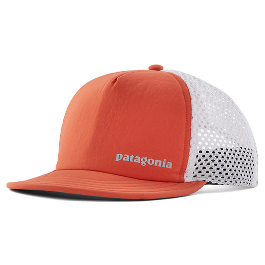 Patagonia Duckbill Shorty Recycled Trucker Cap - Chili Rot-Weiß