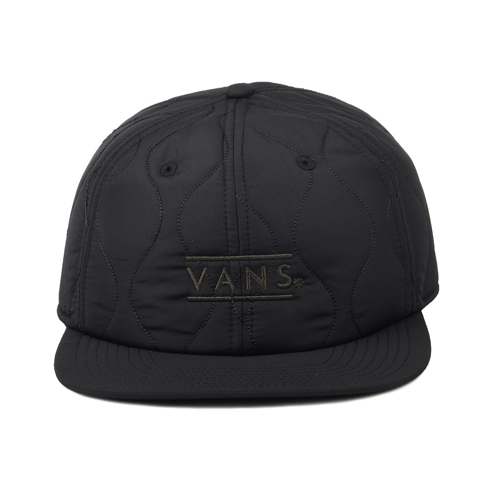 Vans Half Box Low Quilted Baseball Cap - Schwarz