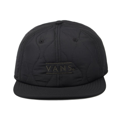 Vans Half Box Low Quilted Baseball Cap - Schwarz
