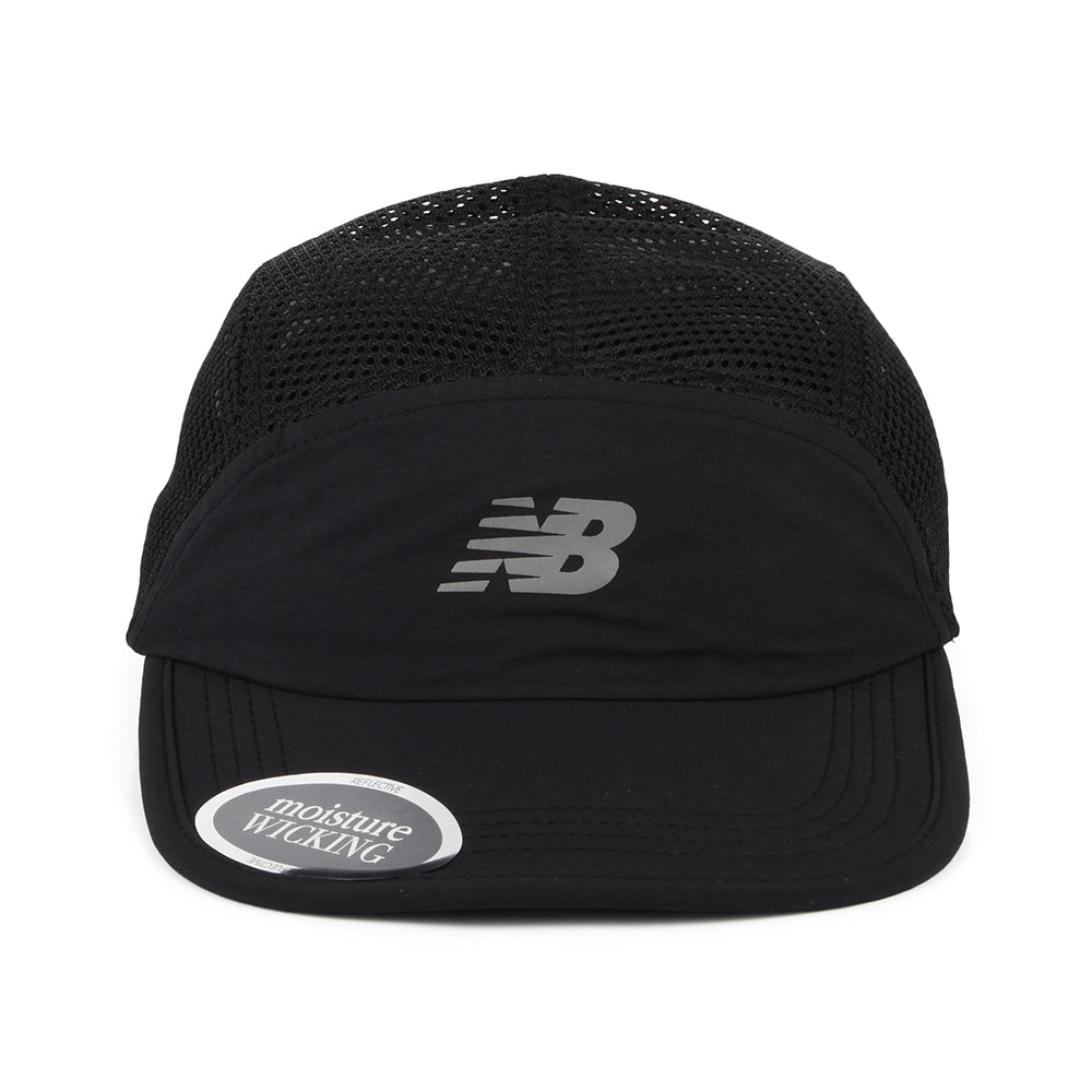 New Balance Air Flow Recycled 5 Paneelen Cap - Schwarz