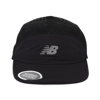 New Balance Air Flow Recycled 5 Paneelen Cap - Schwarz