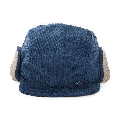 Barts Rayner Kord 5 Paneelen Cap mit Ohrenklappen - Marineblau
