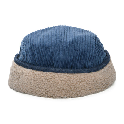 Barts Rayner Kord 5 Paneelen Cap mit Ohrenklappen - Marineblau