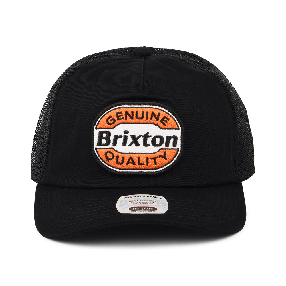 Brixton Keaton NetPlus MP Trucker Cap - Schwarz