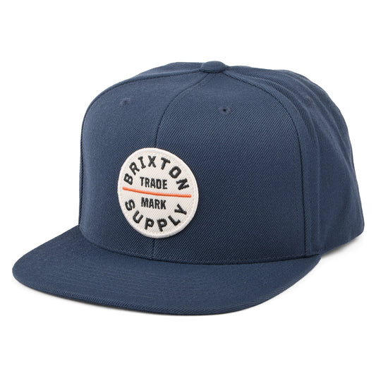 Brixton Oath III Snapback Cap - Schieferblau