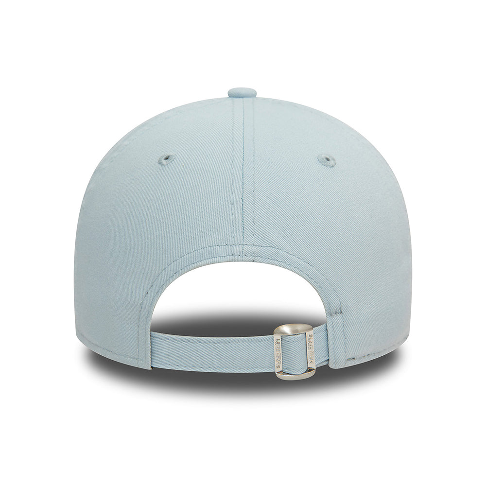 New Era 9FORTY Chicago Cubs Baseball Cap - MLB Washed - Baby Blau-Scharlachrot