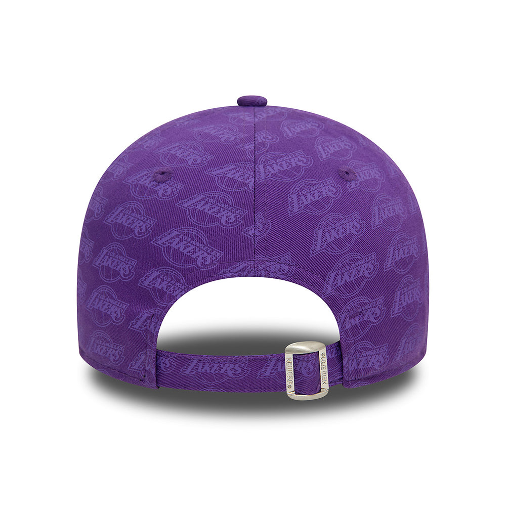New Era 9FORTY L.A. Lakers Baseball Cap - NBA Monogram - Lila