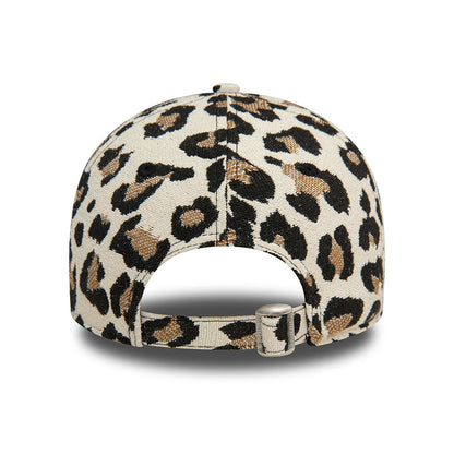 New Era 9FORTY New York Yankees Baseball Cap - MLB AOP Leopard - Beige