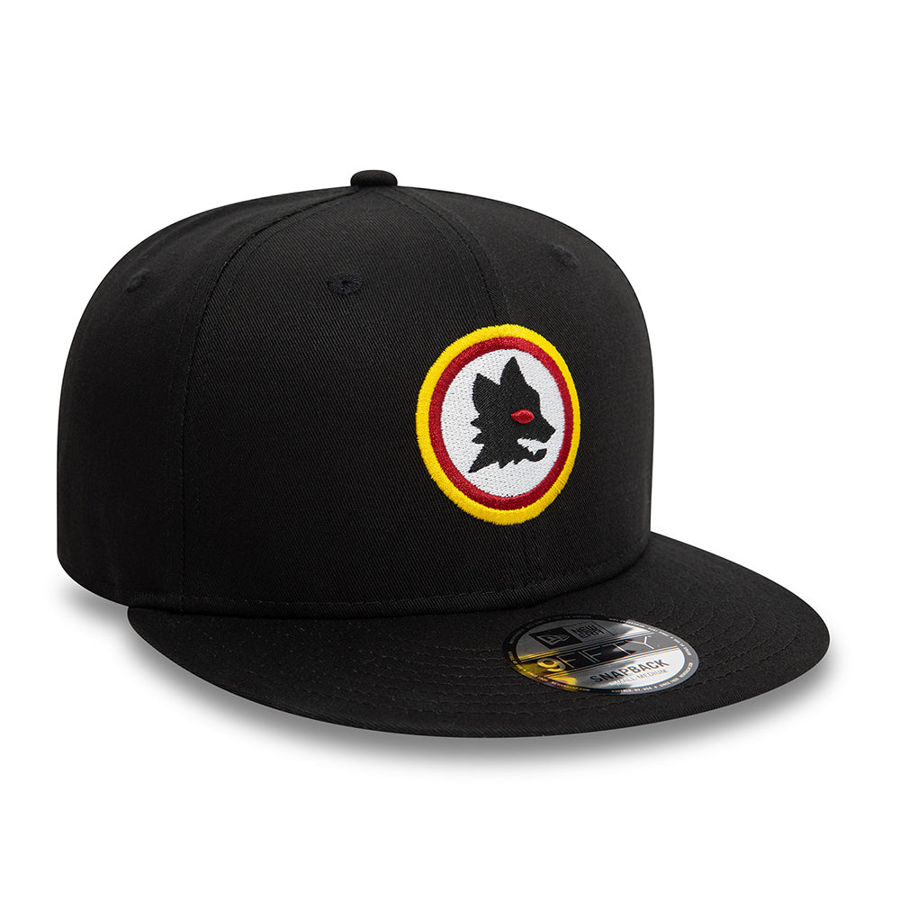 New Era 9FIFTY AS Roma Snapback Cap - Lupetto - Schwarz
