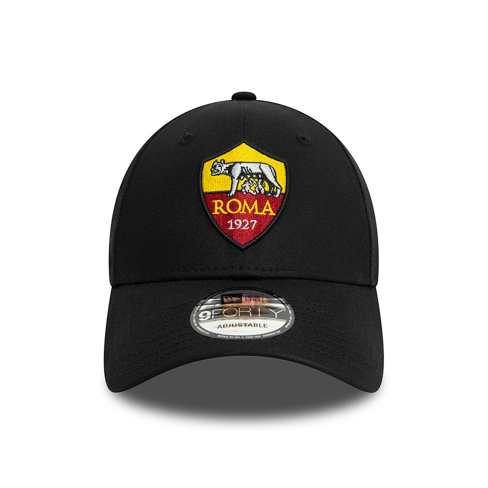 New Era 9FORTY AS Roma Baseball Cap - Core - Schwarz