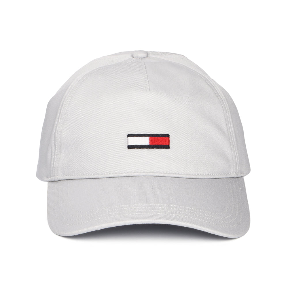 Tommy Hilfiger TJW Elongated Flag Baseball Cap - Hellgrau