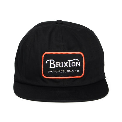 Brixton Grade HP Snapback Cap - Schwarz