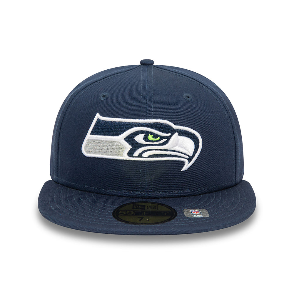 New Era 59FIFTY Seattle Seahawks Baseball Cap - NFL OTC - Marineblau