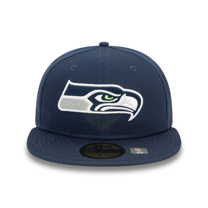 New Era 59FIFTY Seattle Seahawks Baseball Cap - NFL OTC - Marineblau