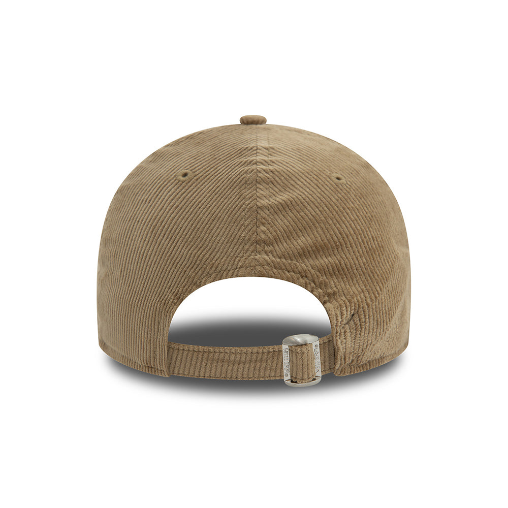 New Era Unisex 9FORTY New York Yankees Baseball Cap - MLB Cord - Taupe-Weiß