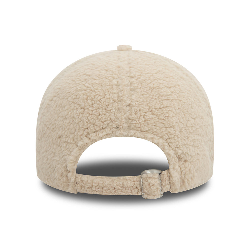 New Era 9FORTY New York Yankees Baseball Cap - MLB Borg - Steingrau-Weiß