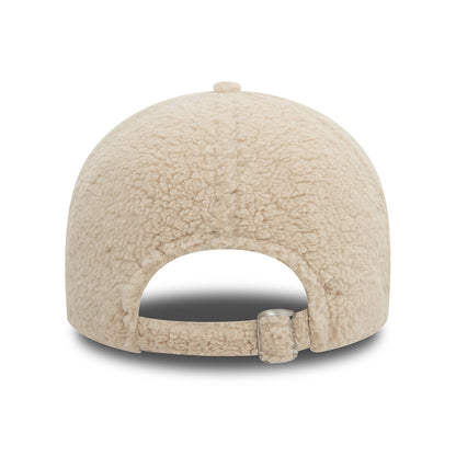 New Era 9FORTY New York Yankees Baseball Cap - MLB Borg - Steingrau-Weiß