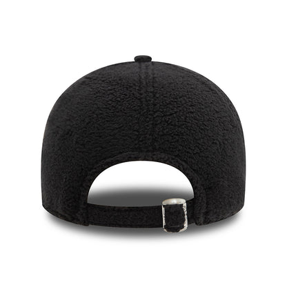 New Era 9FORTY New York Yankees Baseball Cap - MLB Borg - Schwarz-Weiß