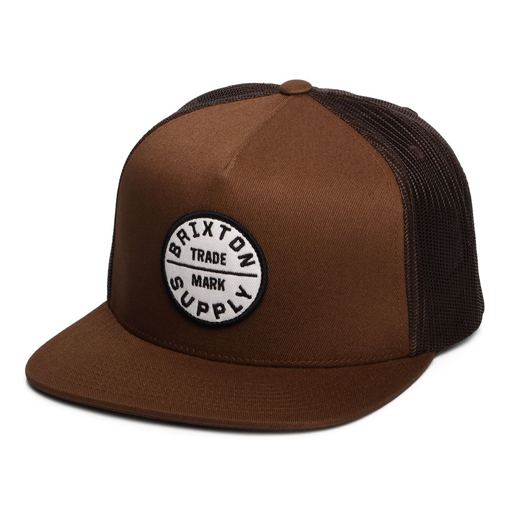 Brixton Oath MP Trucker Cap - Braun